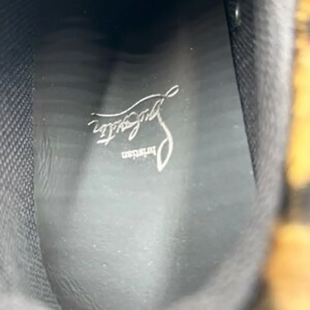 SOLD Christian Louboutin leopard affect low top sneakers size 42 made in Italy - Picture 8 of 13